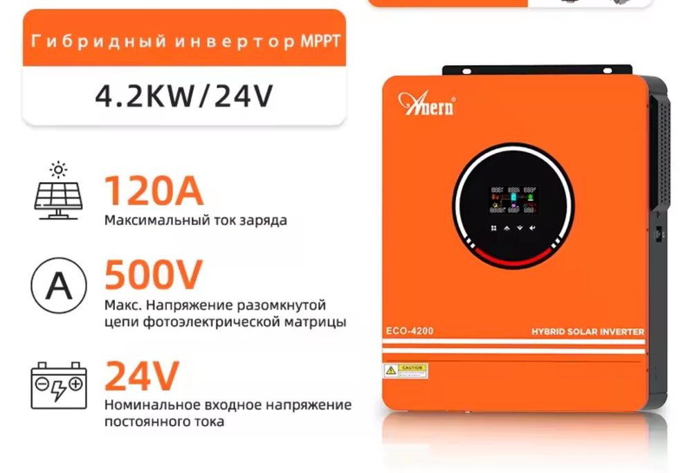Зарядна станція  ecoflow river max pro bluetti інвертор anern 4.2