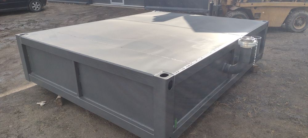 Szambo metalowe Fekalia zbiornik kontener olej