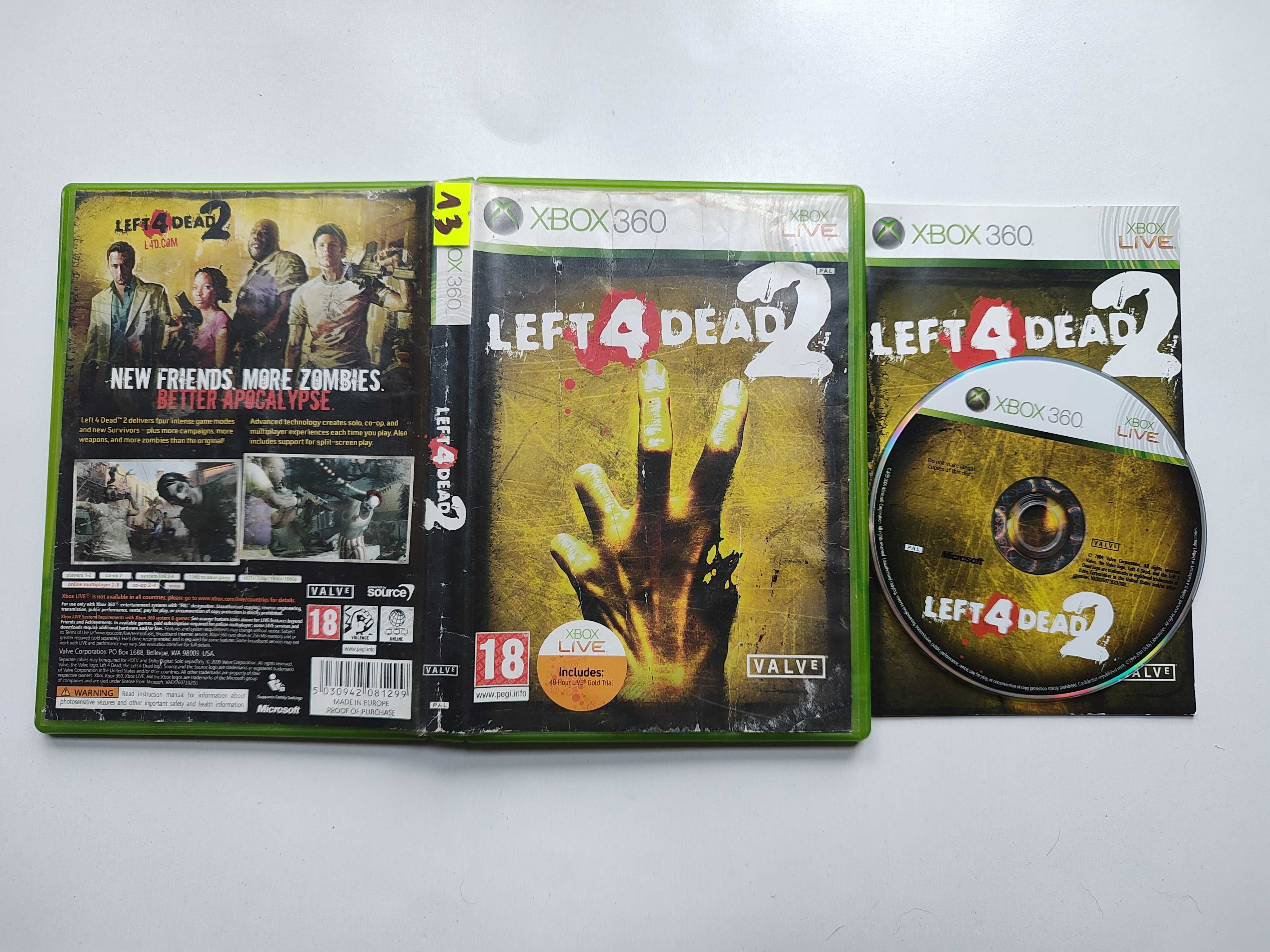 Gra Xbox 360 Left 4 dead 2 PL