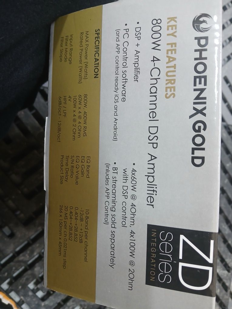 Amplificador Phoenix Gold 800w DSP