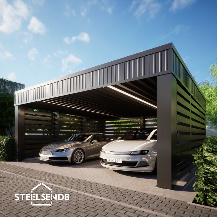 Domek całoroczny STODOŁA na konstrukcji stalowej 47,4m2
