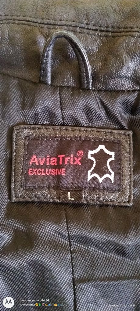 Шкіряний плащ Aviatrix натуральний розм. L. Виробник Англія.