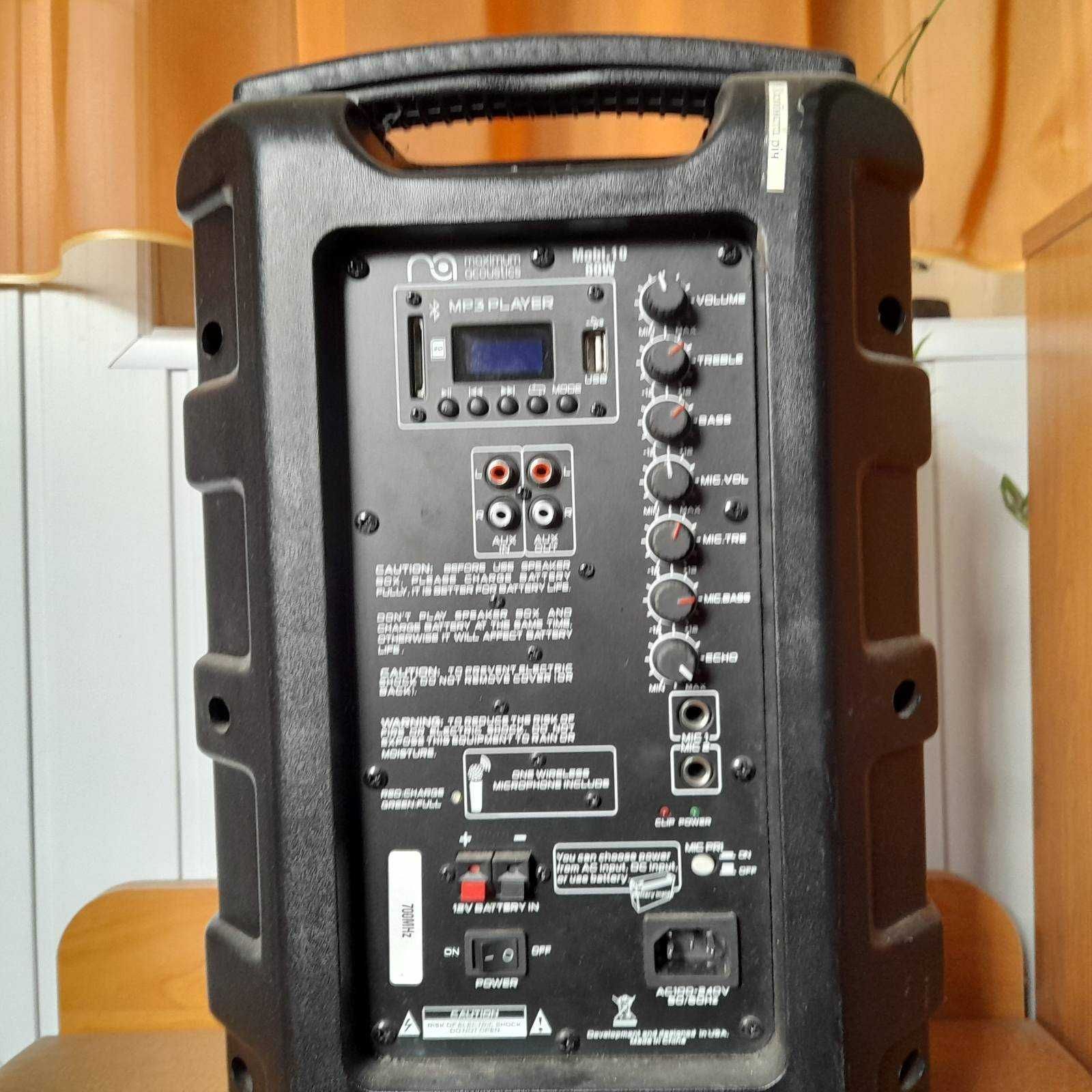 Продам Колонку Maximum Acoustics mobi.10 80W з мікрофоном