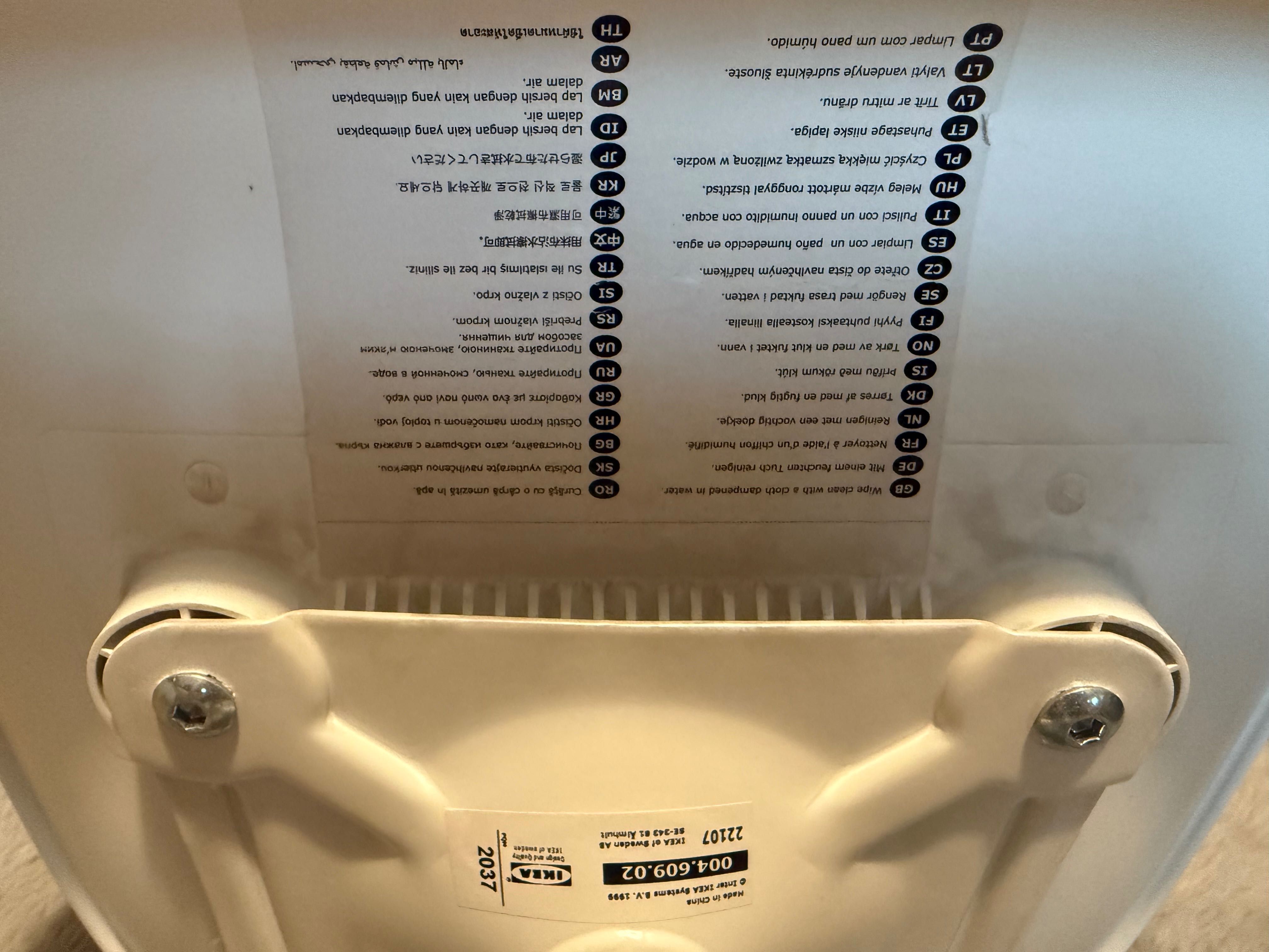 Dziecięce krzesło biurowe / do biurka = 2 szt  , białe Ikea 004.606.02
