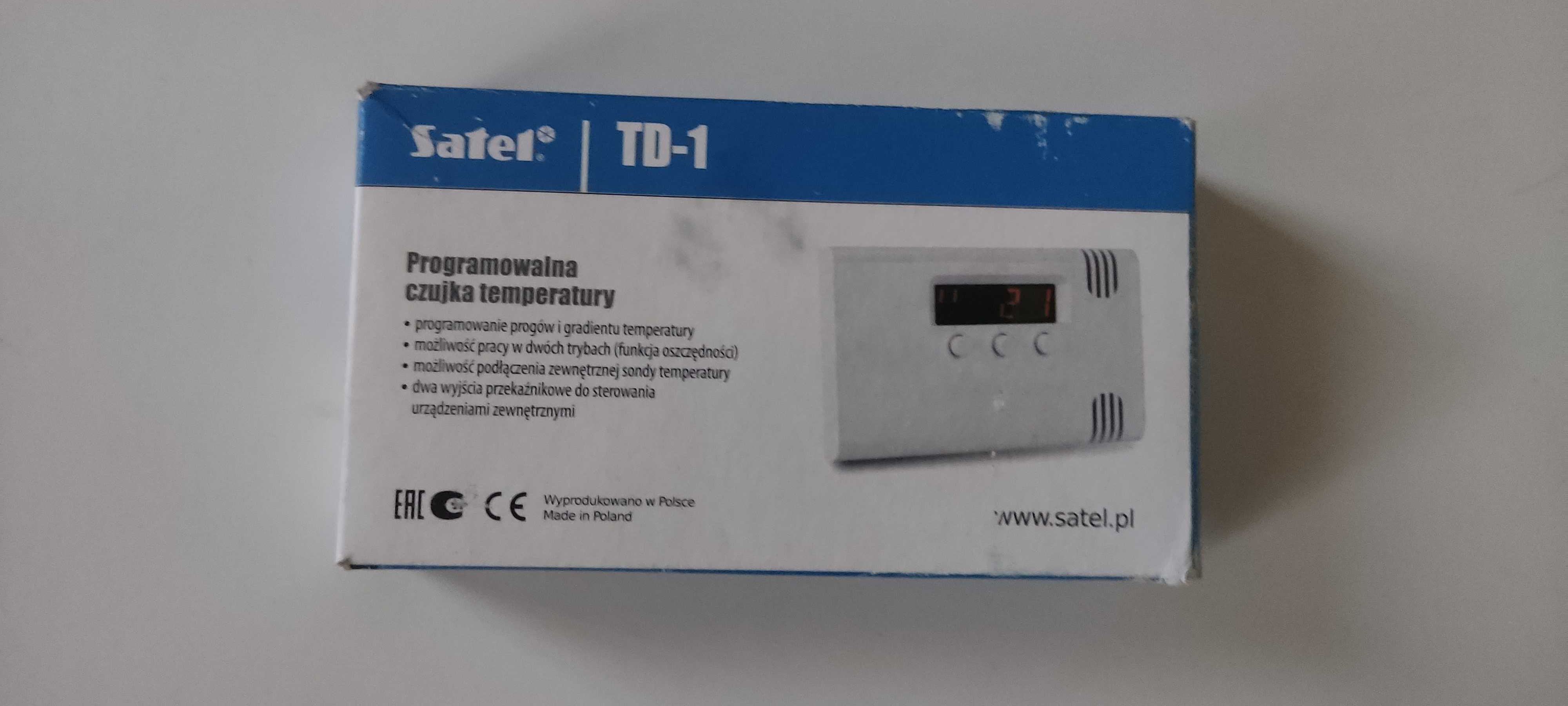 Czujnik temp satel td-1 Programowalny Nowy Dwa Pomiary