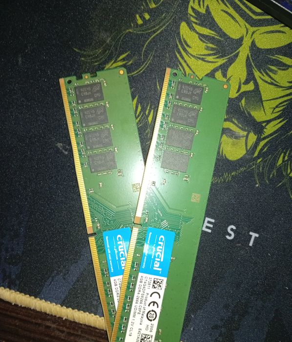 Оперативная память ddr4 crucial 2x4