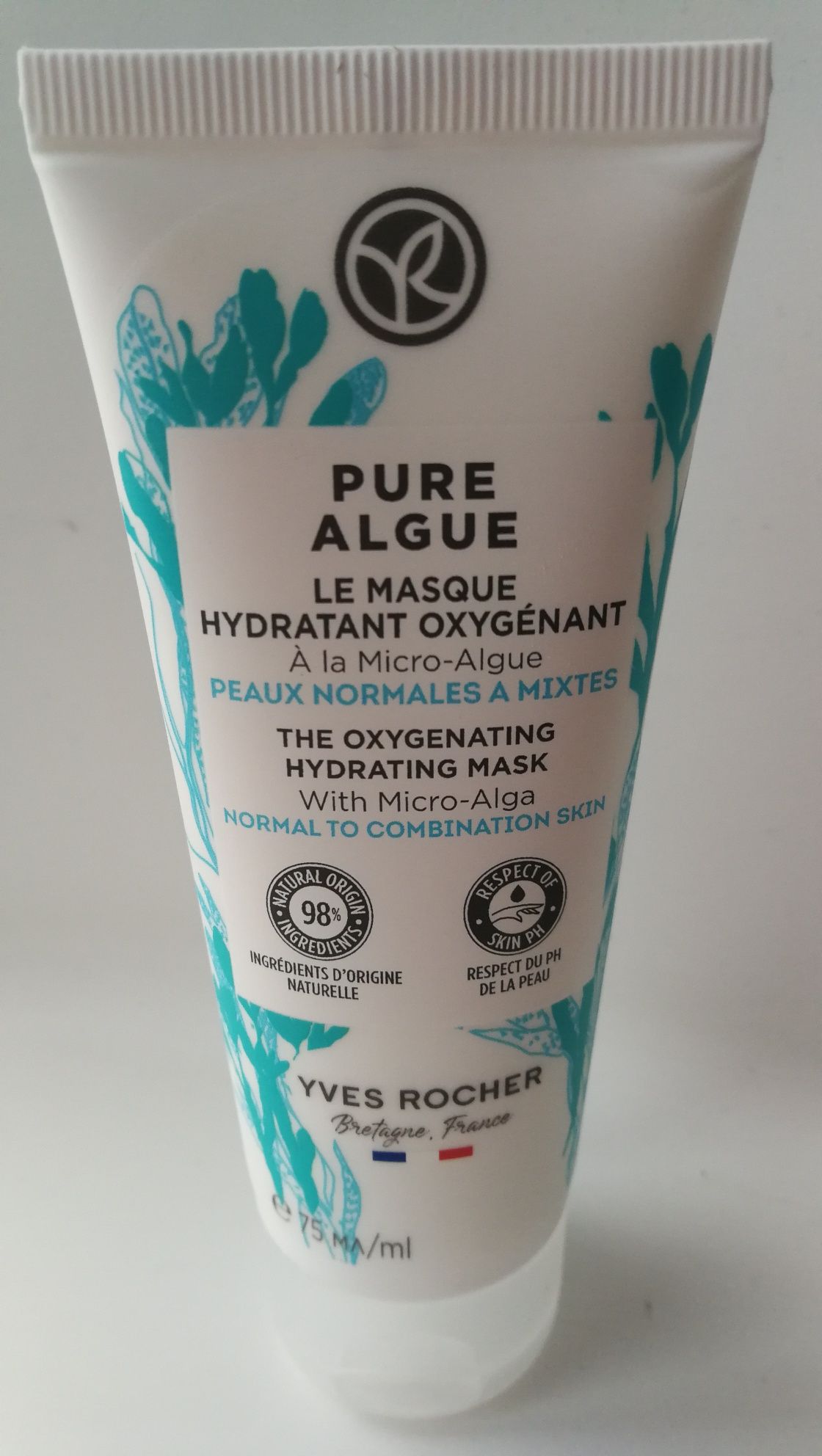 NOWA Yves Rocher maska Pure algue