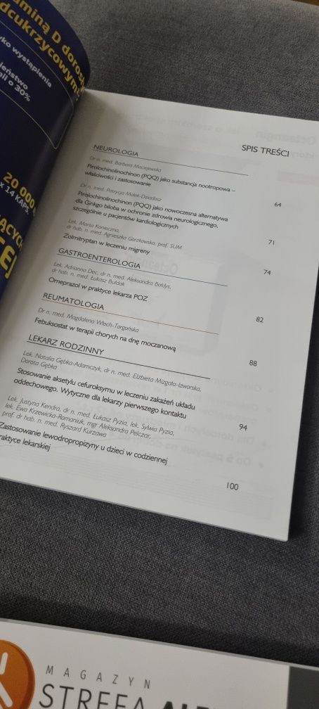 Czasopisma/gazety medyczne dla lekarzy