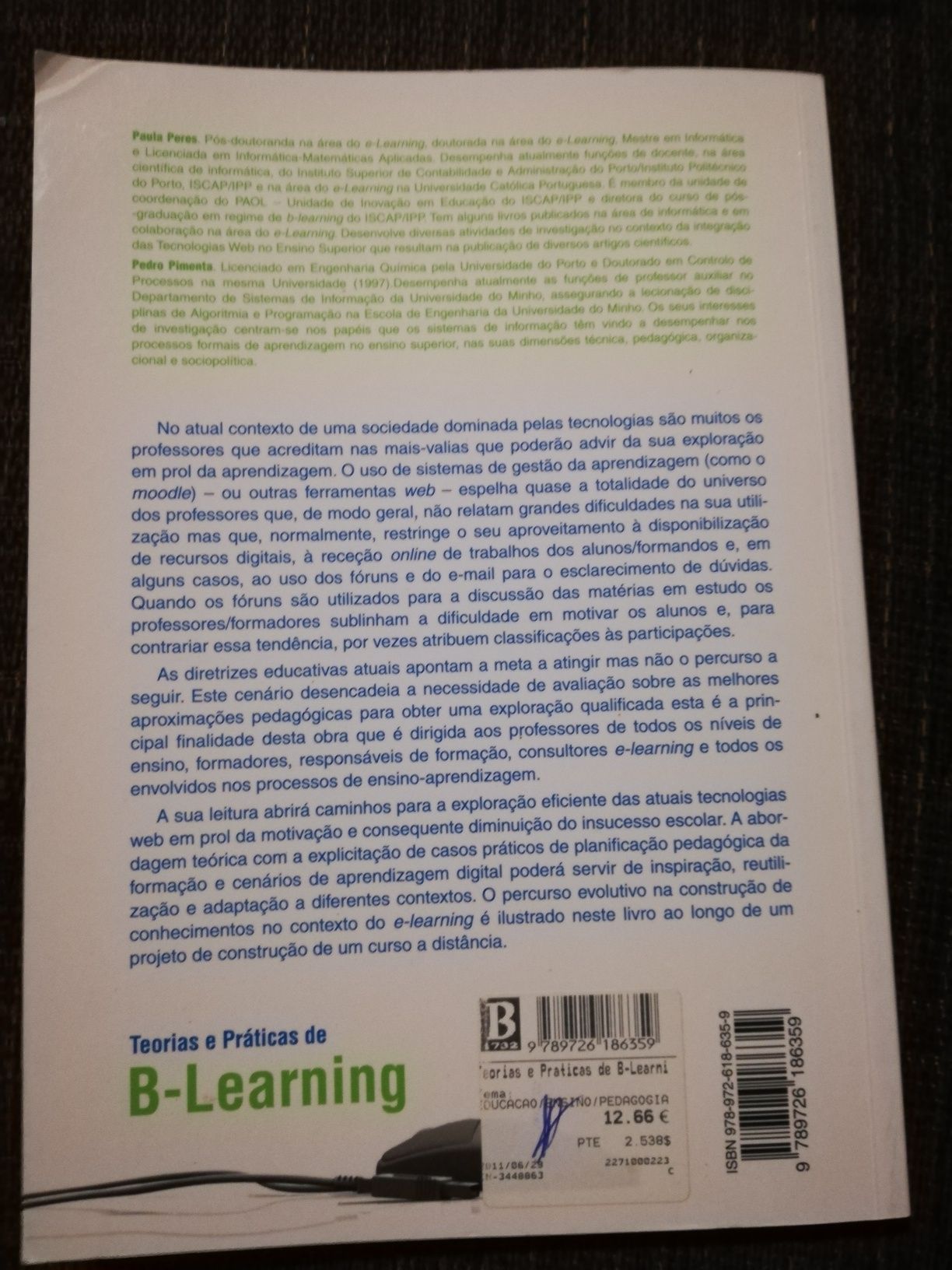 Livro Teorias e práticas de B-learning