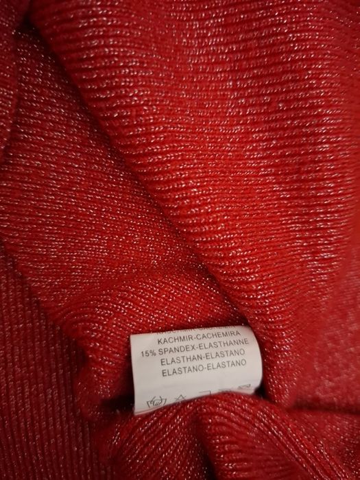 Cienki sweterek/bluzka damska wełna, kaszmir