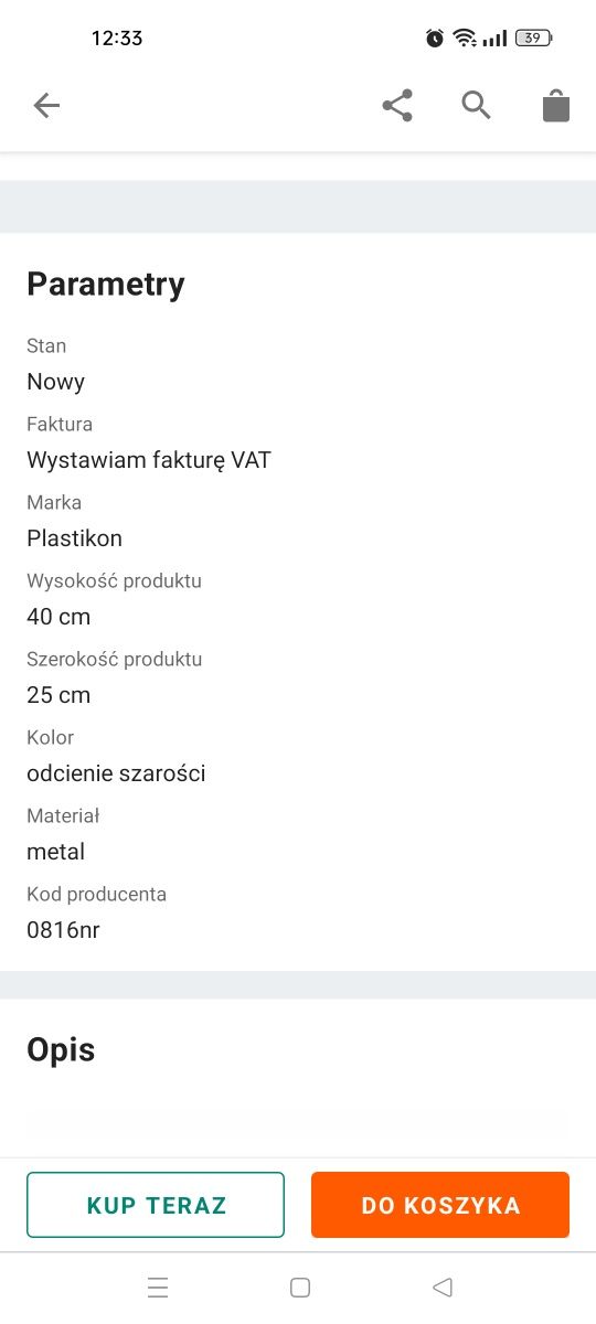 Drzwi rewizyjne metalowe