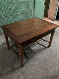 Stół z lat 30' XX wieku • VINTAGE • lite drewno • rozkładany