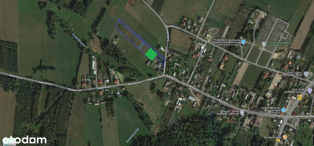 Działka budowlana 1280m2 GRĘBKÓW, super lokalizacja, 35min od Wwy