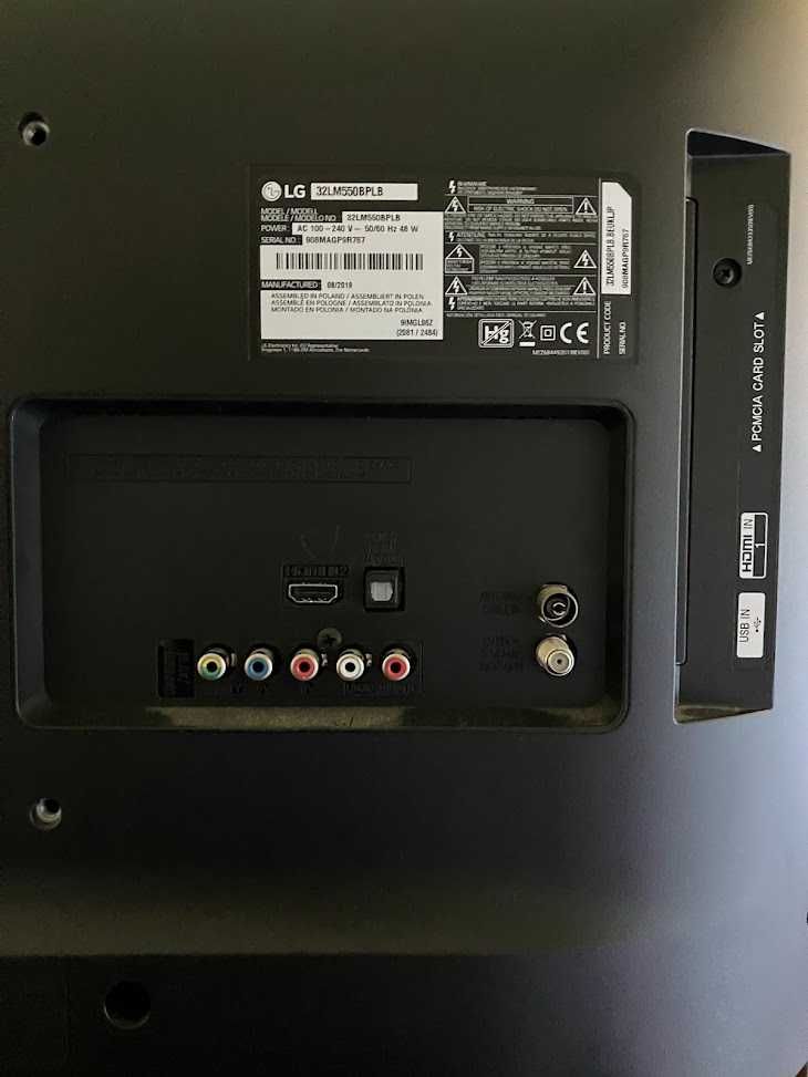 TV LED LG 32" / 80cm 32LM550BPLB