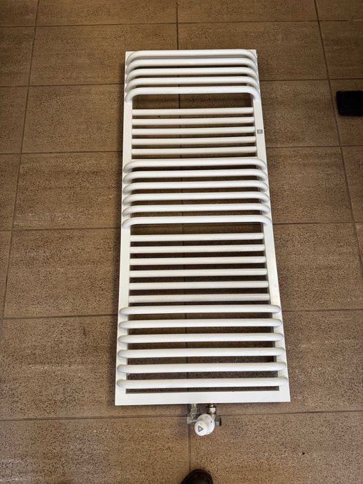 Grzejnik łazienkowy Terma Poc 2 biały 500x1240 mm