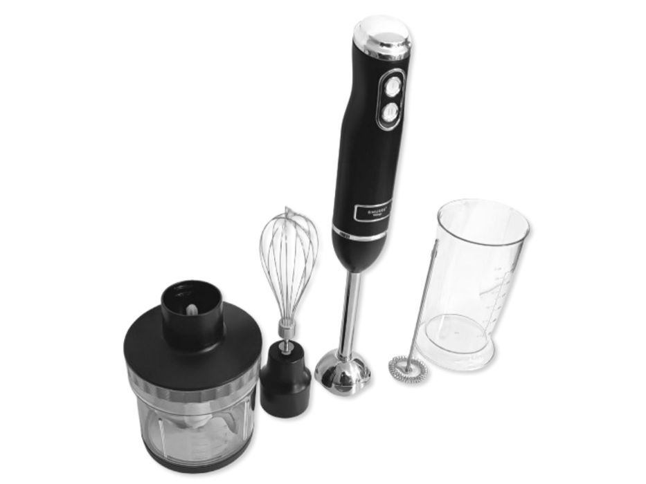 Blender ręczny 4w1 - SMUKEE Vintage 700W Czarny
