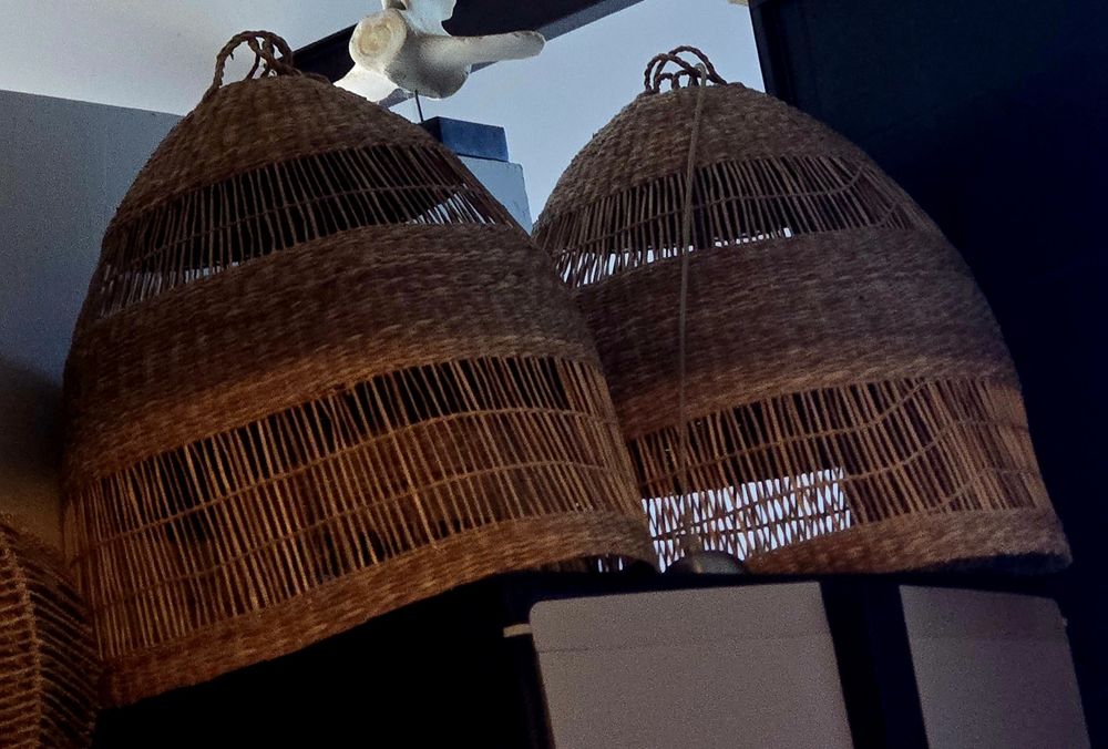 Par de abajures grandes, " IKEA" impecáveis