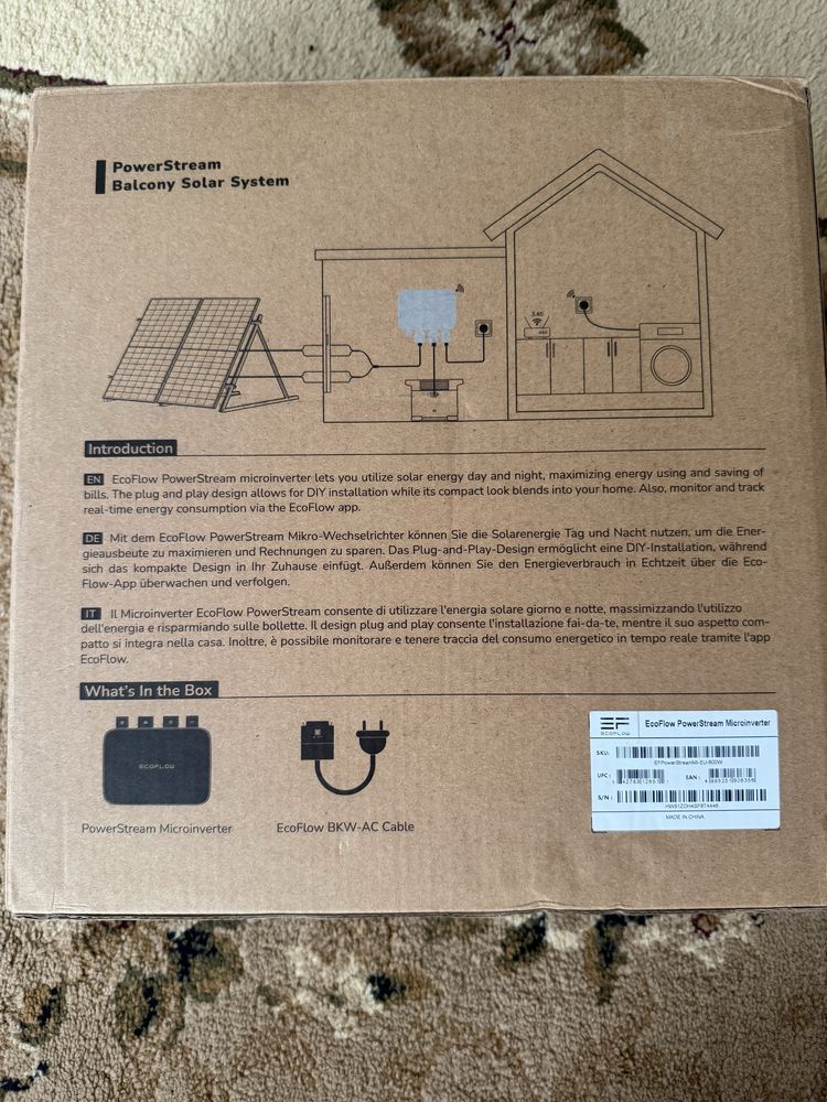 Ecoflow powerstream microinverter 600W