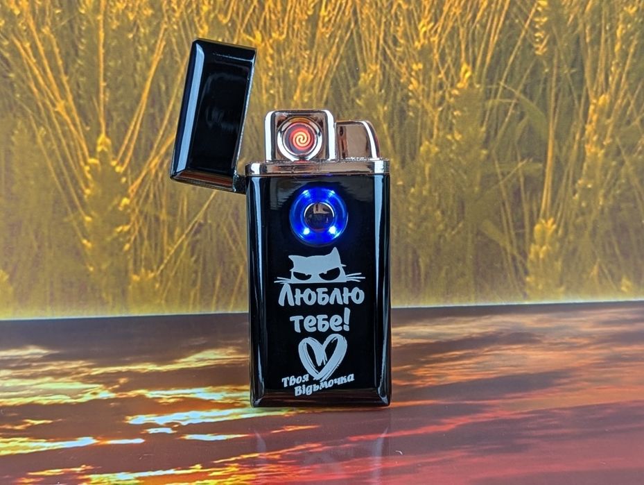 Гравіювання на запальничках. USB турбо зажигалка