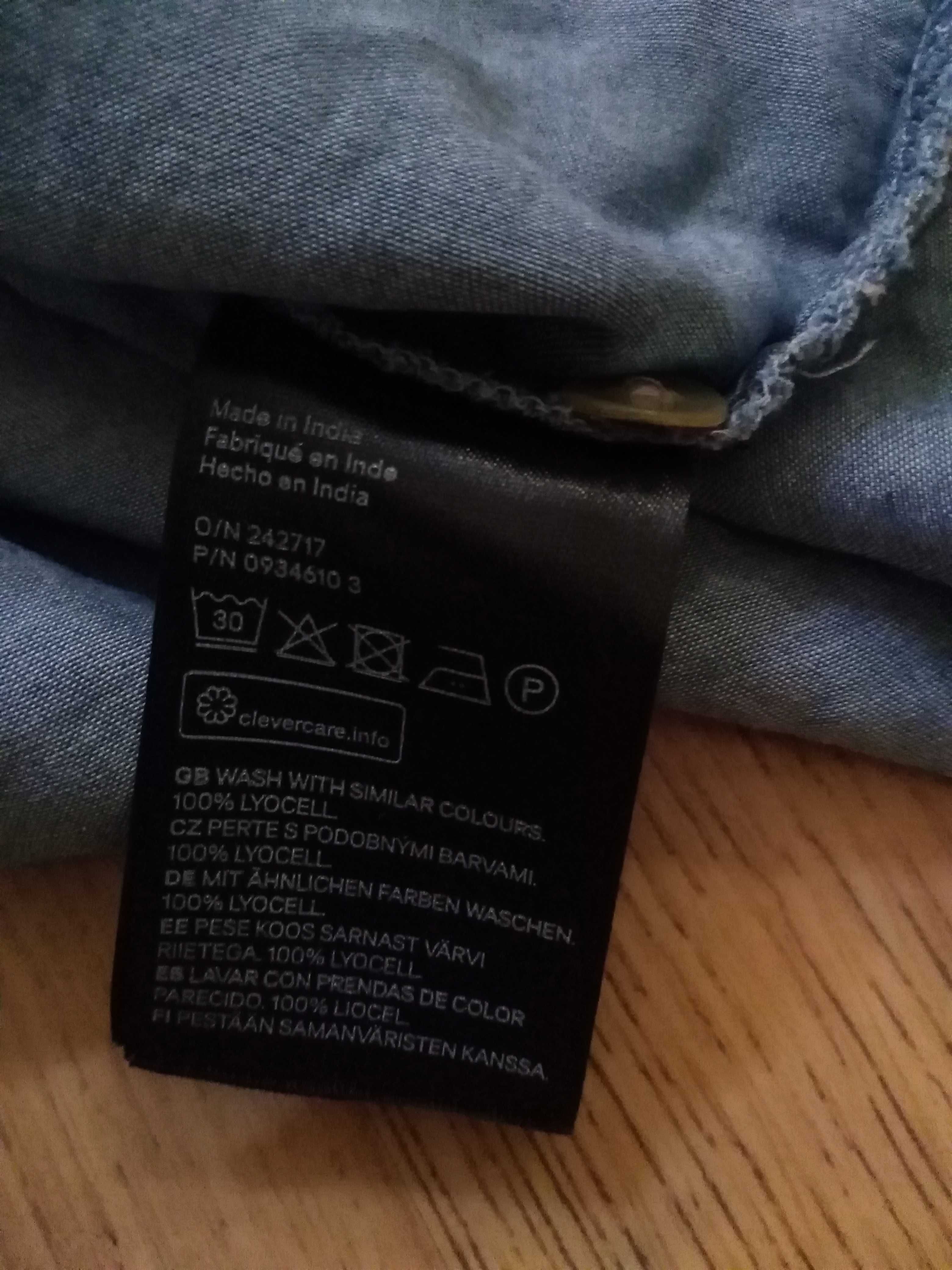 Sukienka H&M XL 42 xxL 44 lyocell jeans dżins