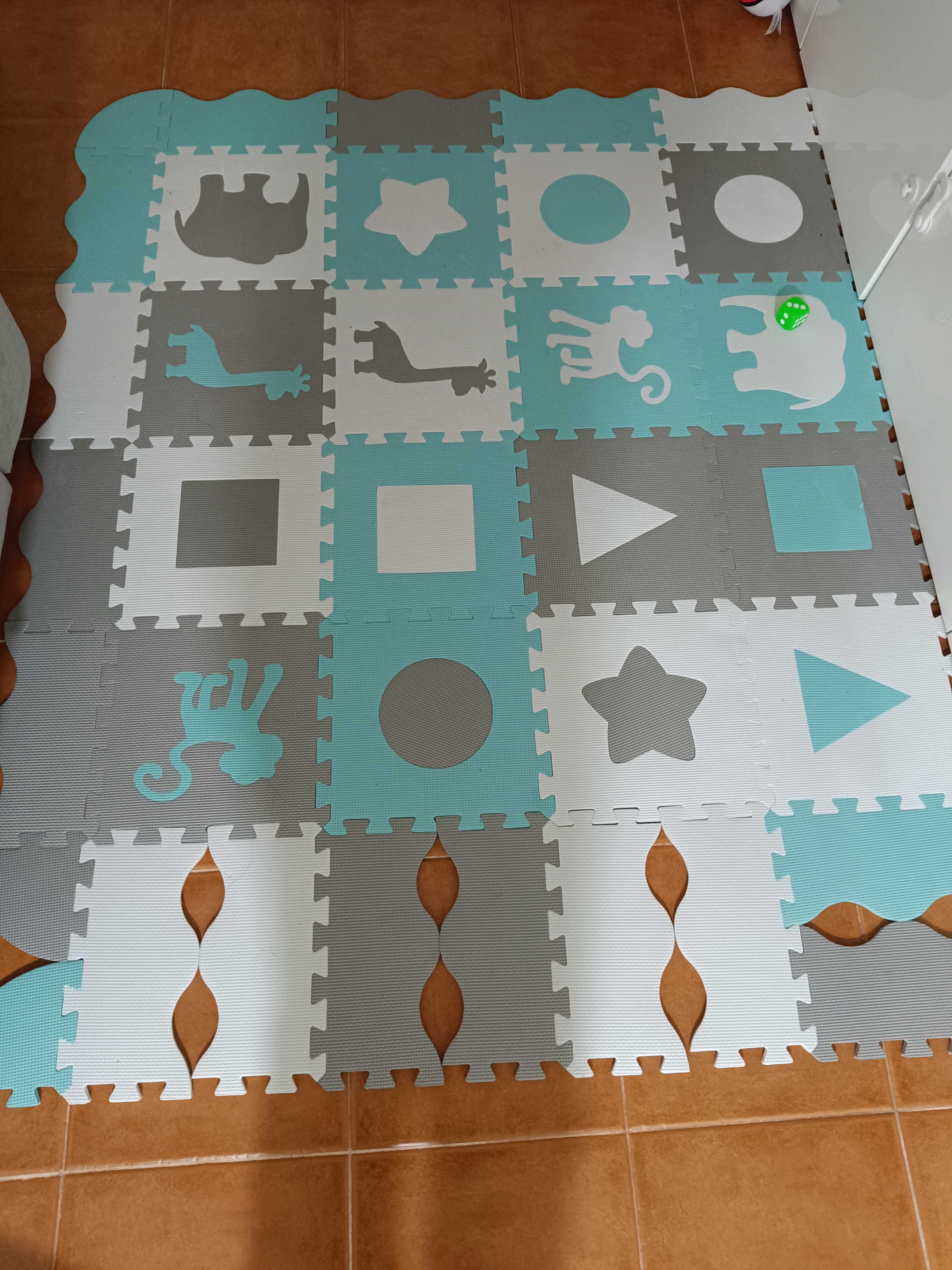 Tapete criança bebé puzzle