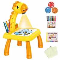 Projektor do rysowania nóżki żyrafa muzyka zabawka dla dzieci 3+