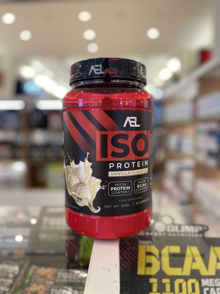 Białko ASL Iso Zero Protein 908G wanilia isolate masa mięśnie RADOM