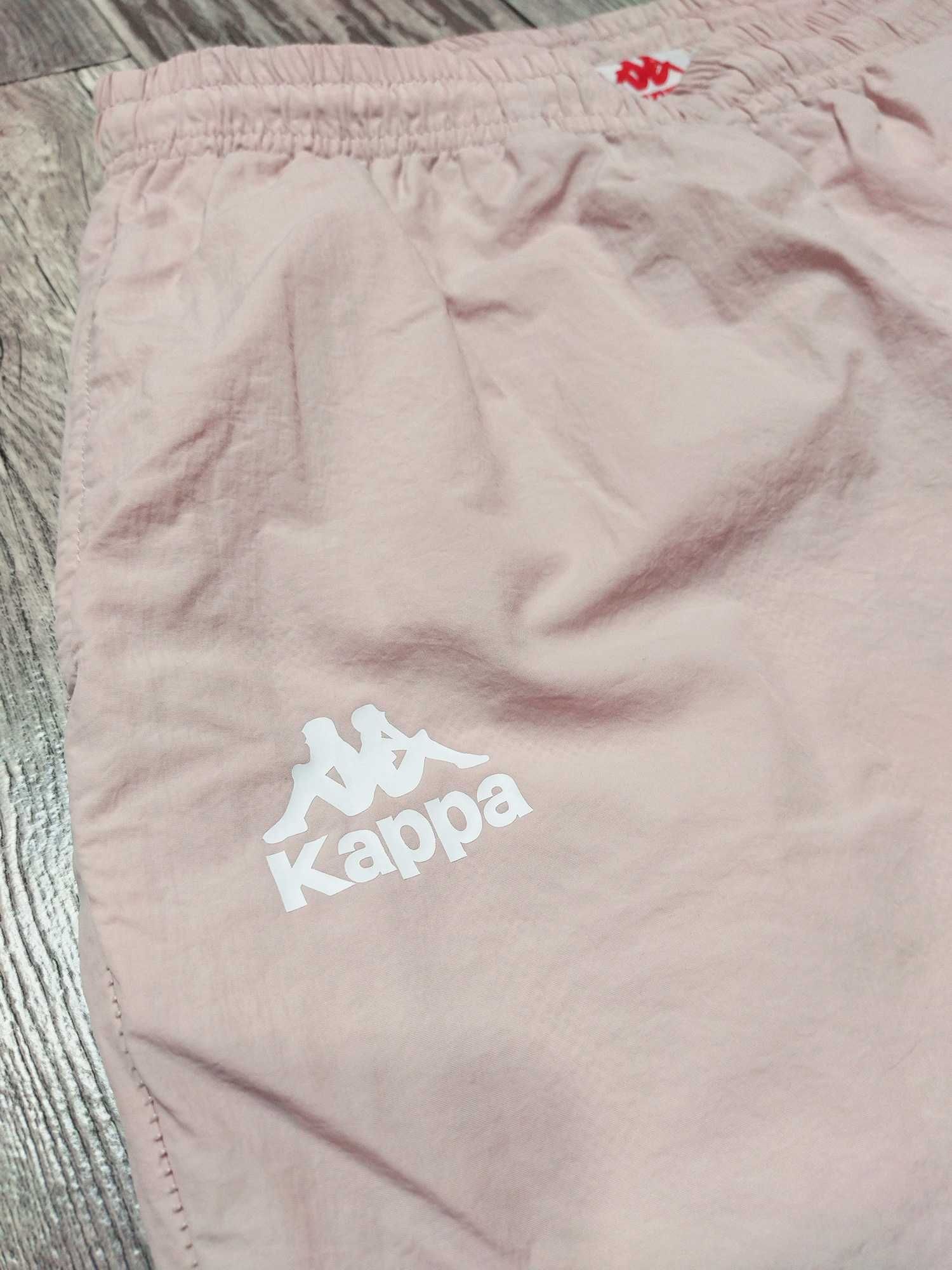 Spodnie dresowe Kappa szelesty dresy ortaliony track pants tapered y2k