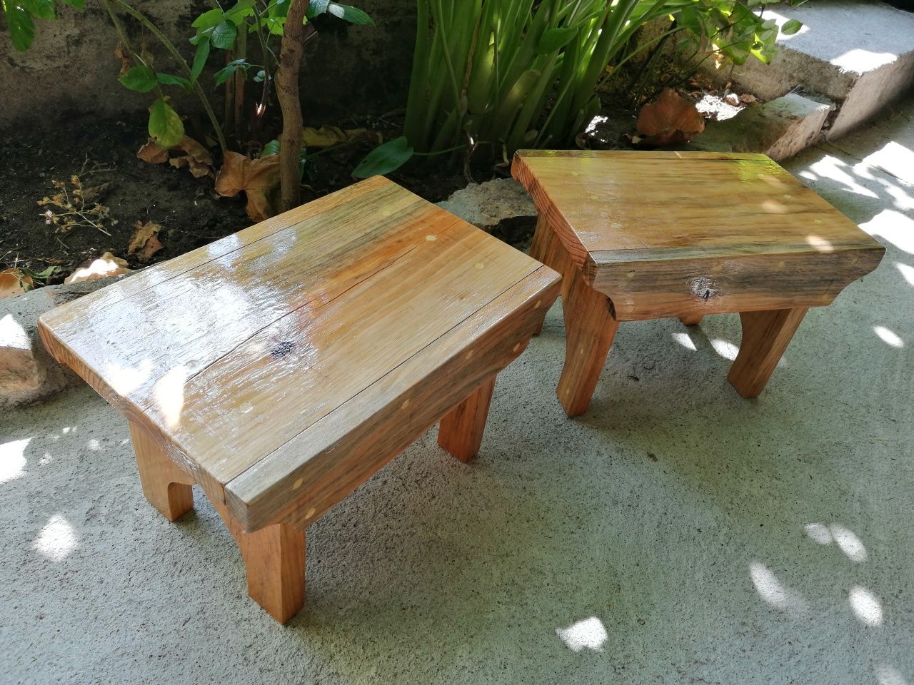 Bancos e mesas madeira rusticas