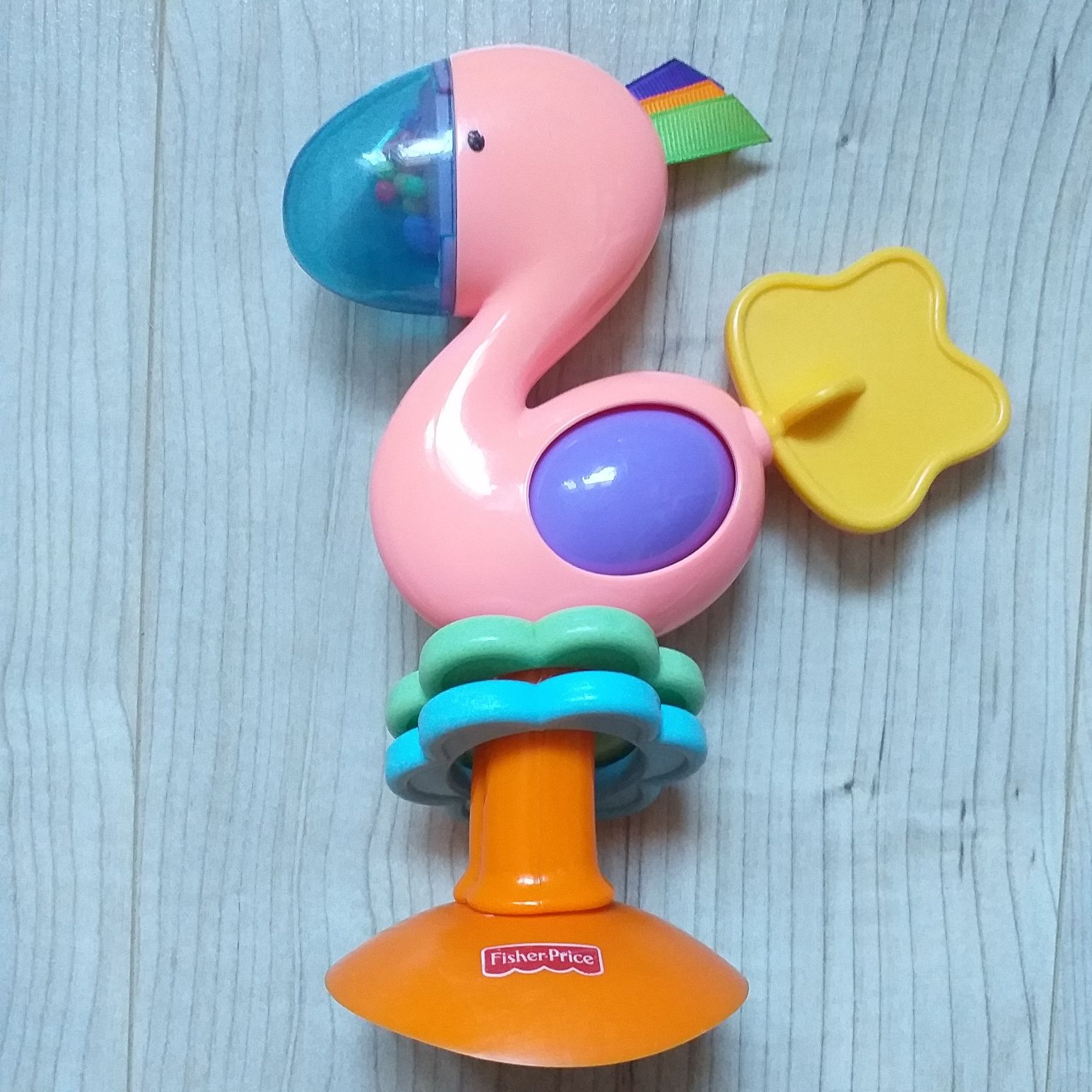 Zestaw zabawek manipulacyjnych Fisher Price gryzak-narzędzia i Flaming