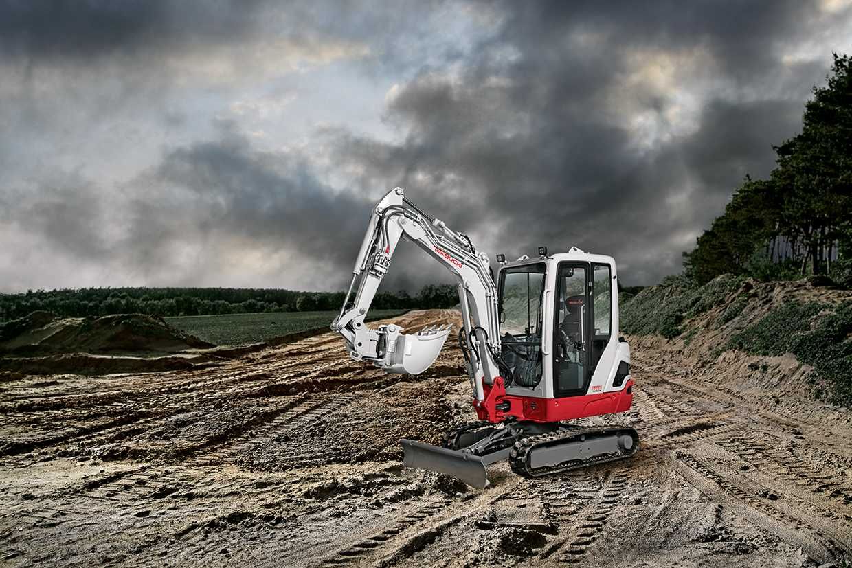 Minikoparka Takeuchi TB225 wersja V3 z Powertilt!