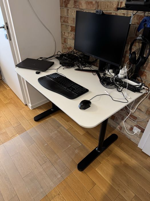 Biurko ikea BEKANT Blat 120x80 Biały