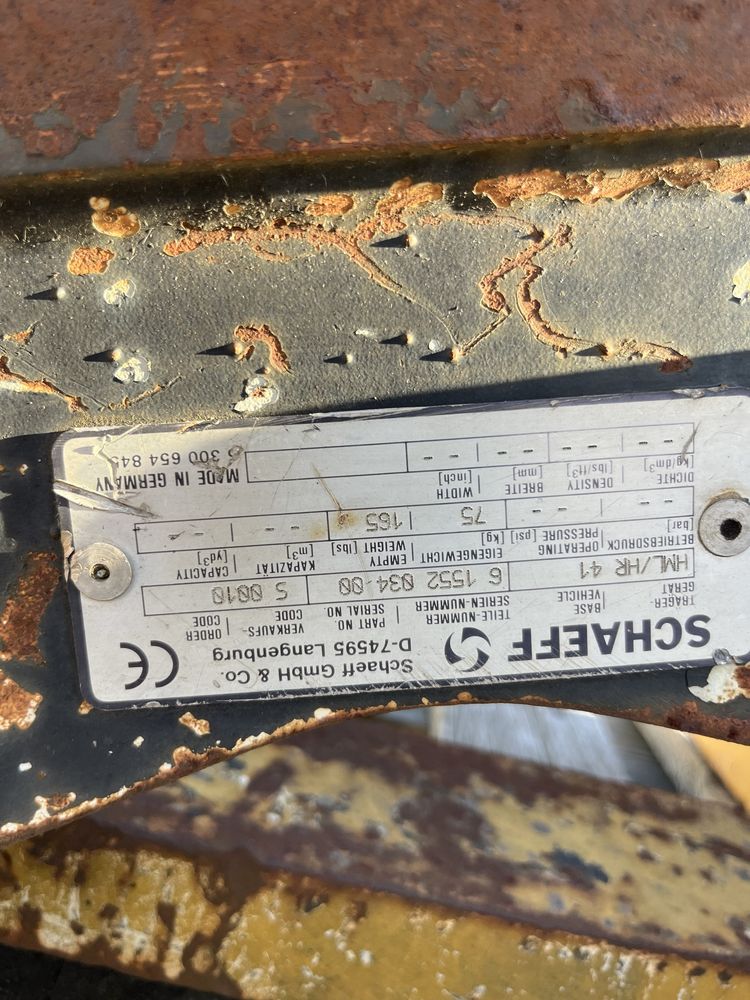 Szybkozłącze mechaniczne Schaeff,Terex do koparki