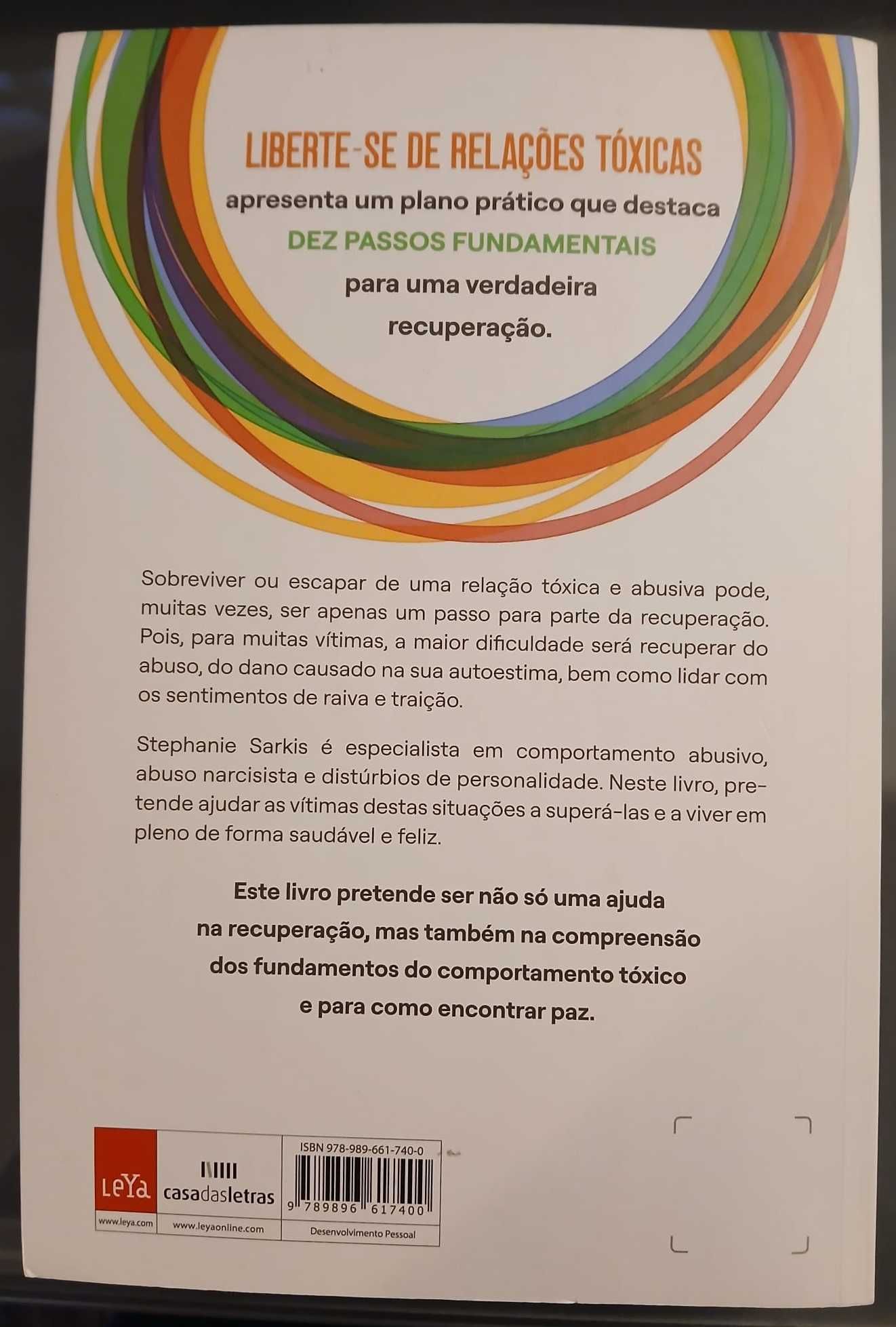 Livro Liberte-se de Relações Tóxicas - Dra. Stephanie Sarkis