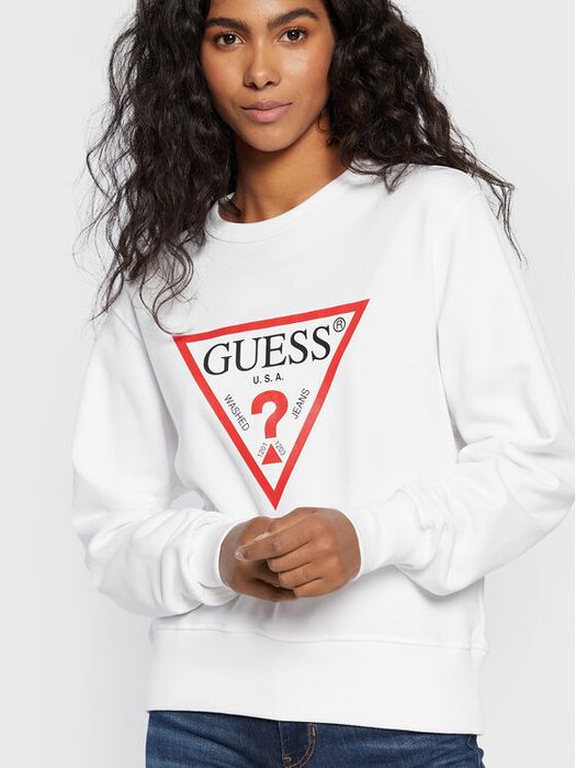 Bluza bez kaptura z logo Guess S