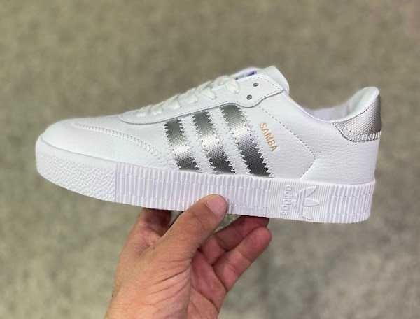 Унисекс кожаные кроссовки Adidas Samba Rose кросівки адидас самба роуз