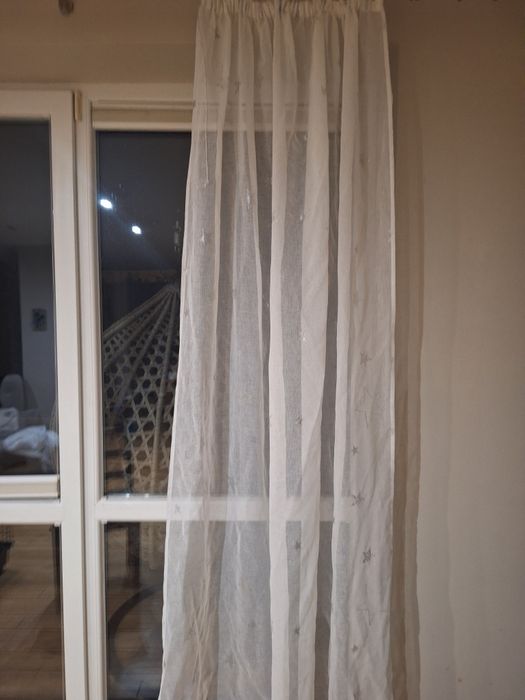 Firanka/zasłonka świąteczna 2 szt.