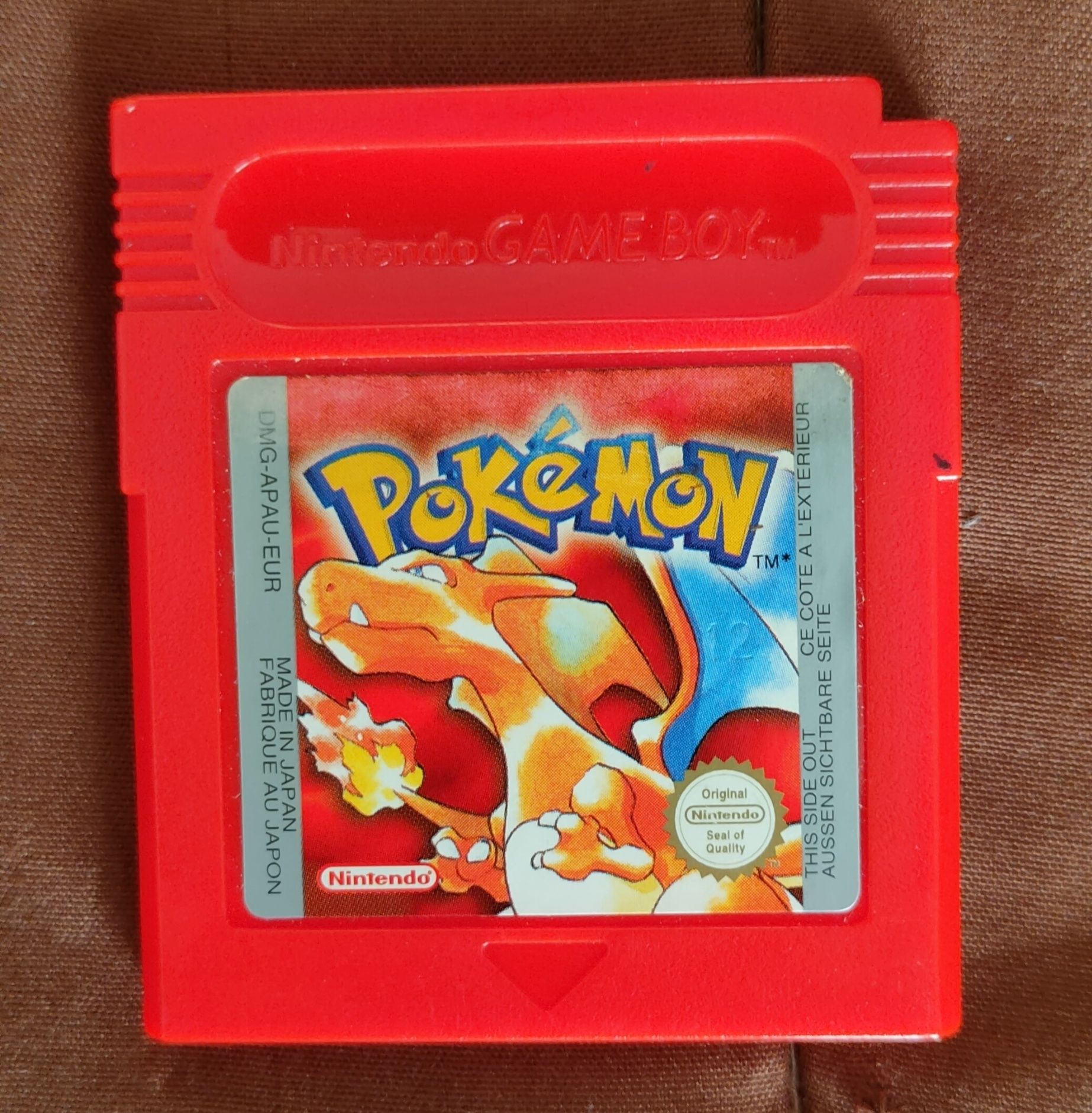 Pokémon Red (Vermelho) Game Boy (ORIGINAL-NACIONAL)