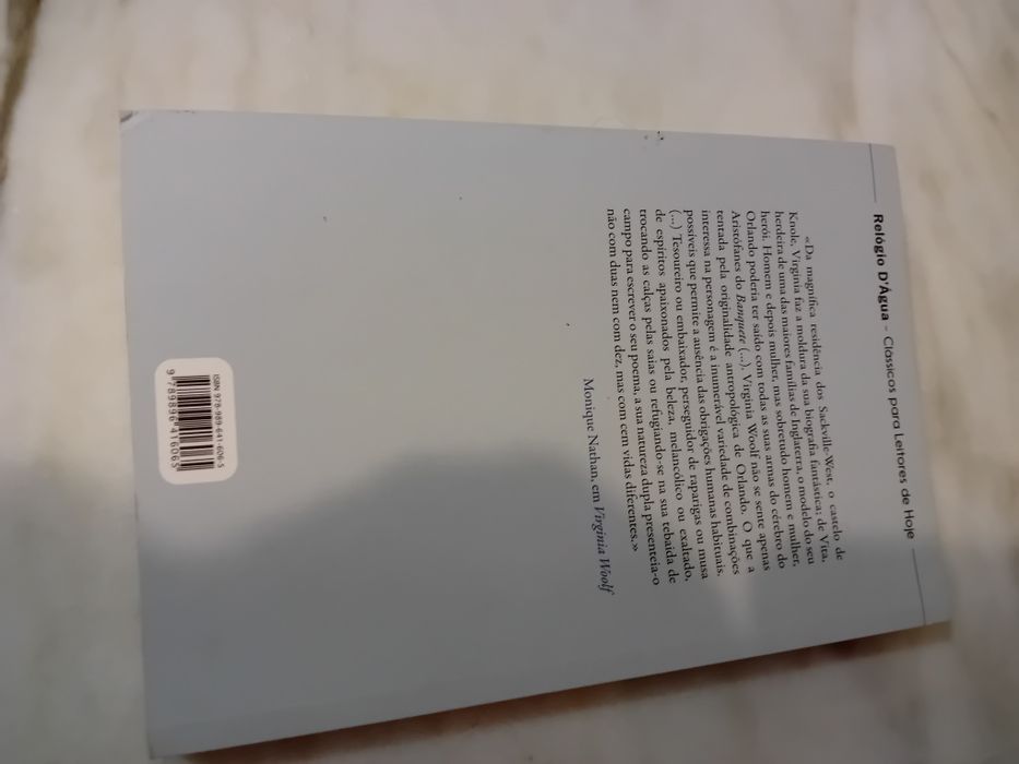 Livro Orlando Virginia Woolf