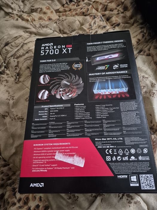 MSI Radeon RX 5700 xt  GAMING X