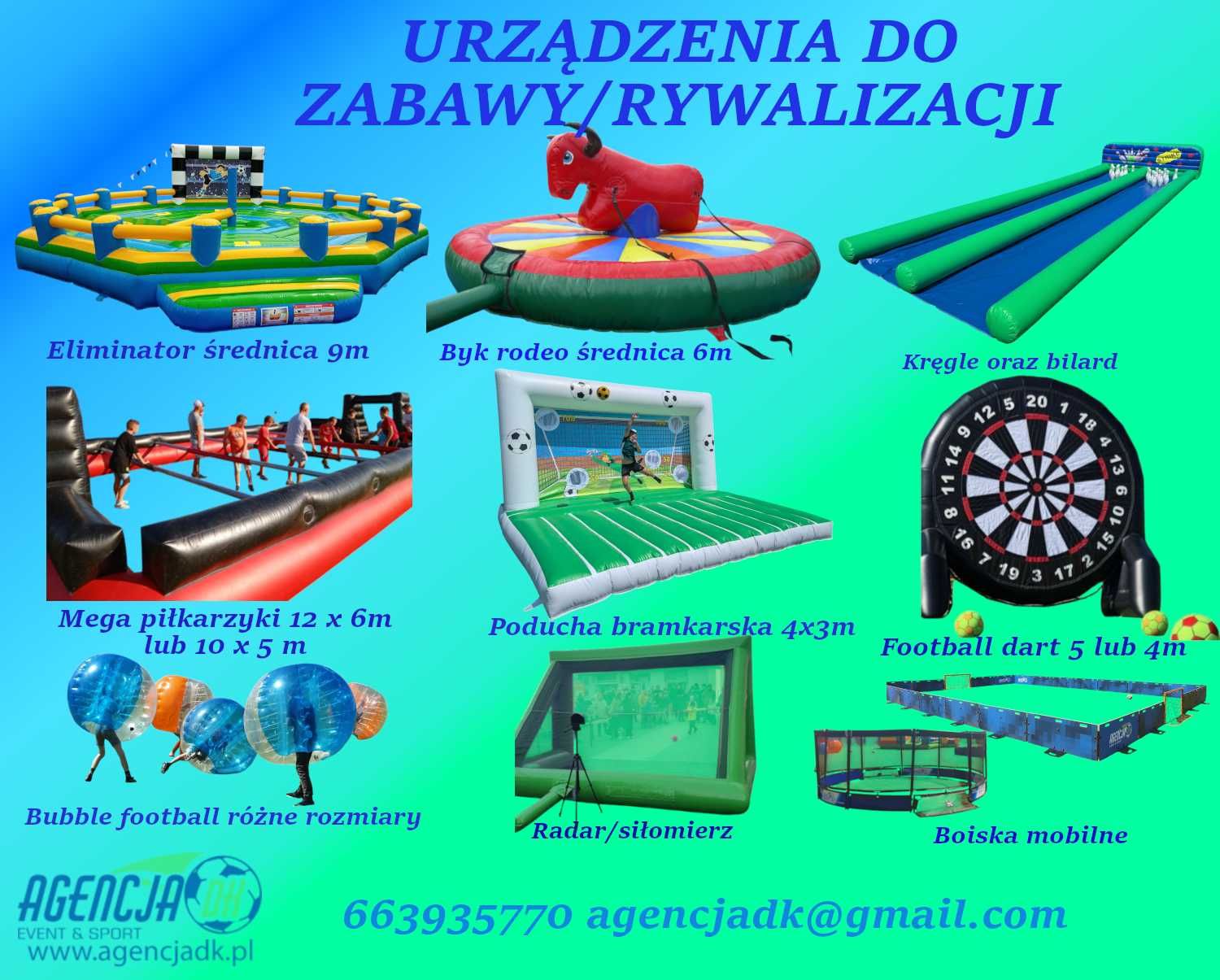 WYNAJEM DMUCHAŃCÓW, zjeżdżalnie, zamki dmuchane i inne atrakcje!!