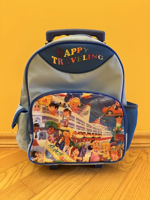 Валіза-рюкзак для дошкільника ручна поклажа Tiger Синя