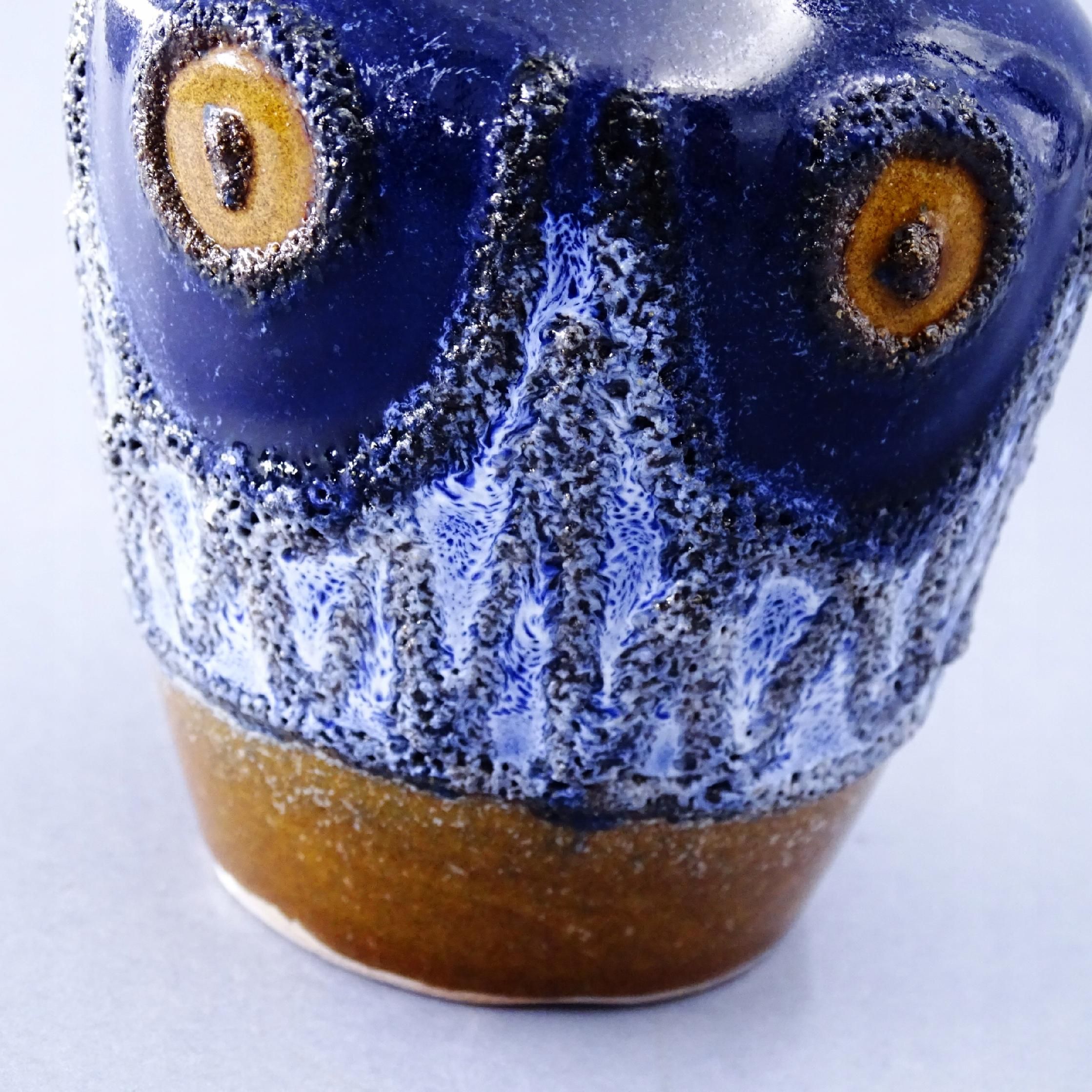 fat lava lata 60/70 piękny wazonik ceramiczny