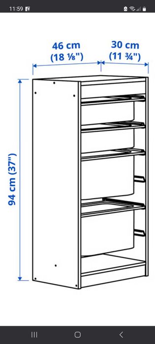 Regał szafka Ttofast Ikea