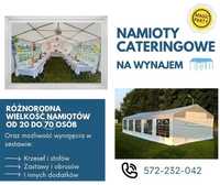 Namioty Imprezowe Cateringowe Bankietowe z wyposażeniem Wynajem