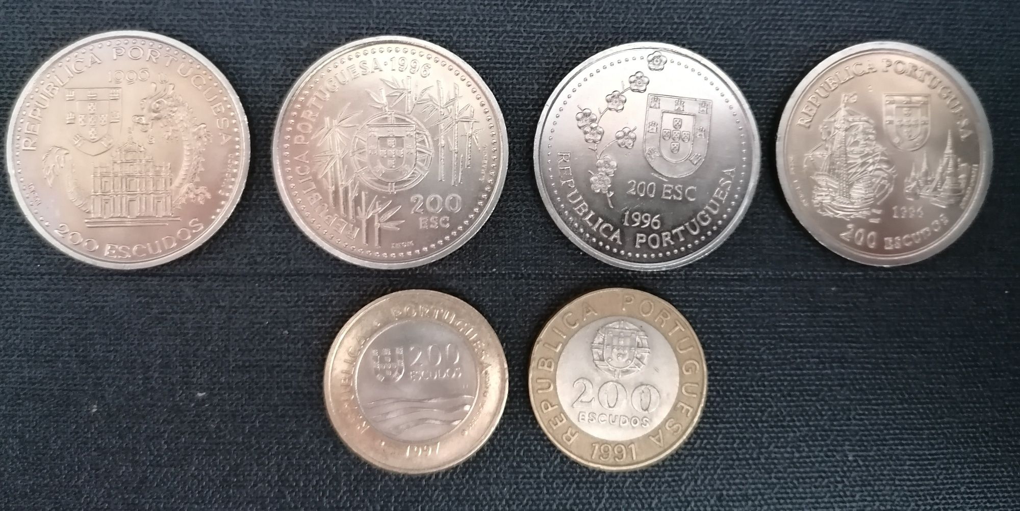 Moedas 200$ Portugal