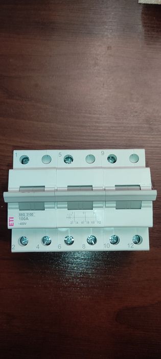 Перемикач навантаження ETI SSQ 3100 "1-0-2", 3p 100A