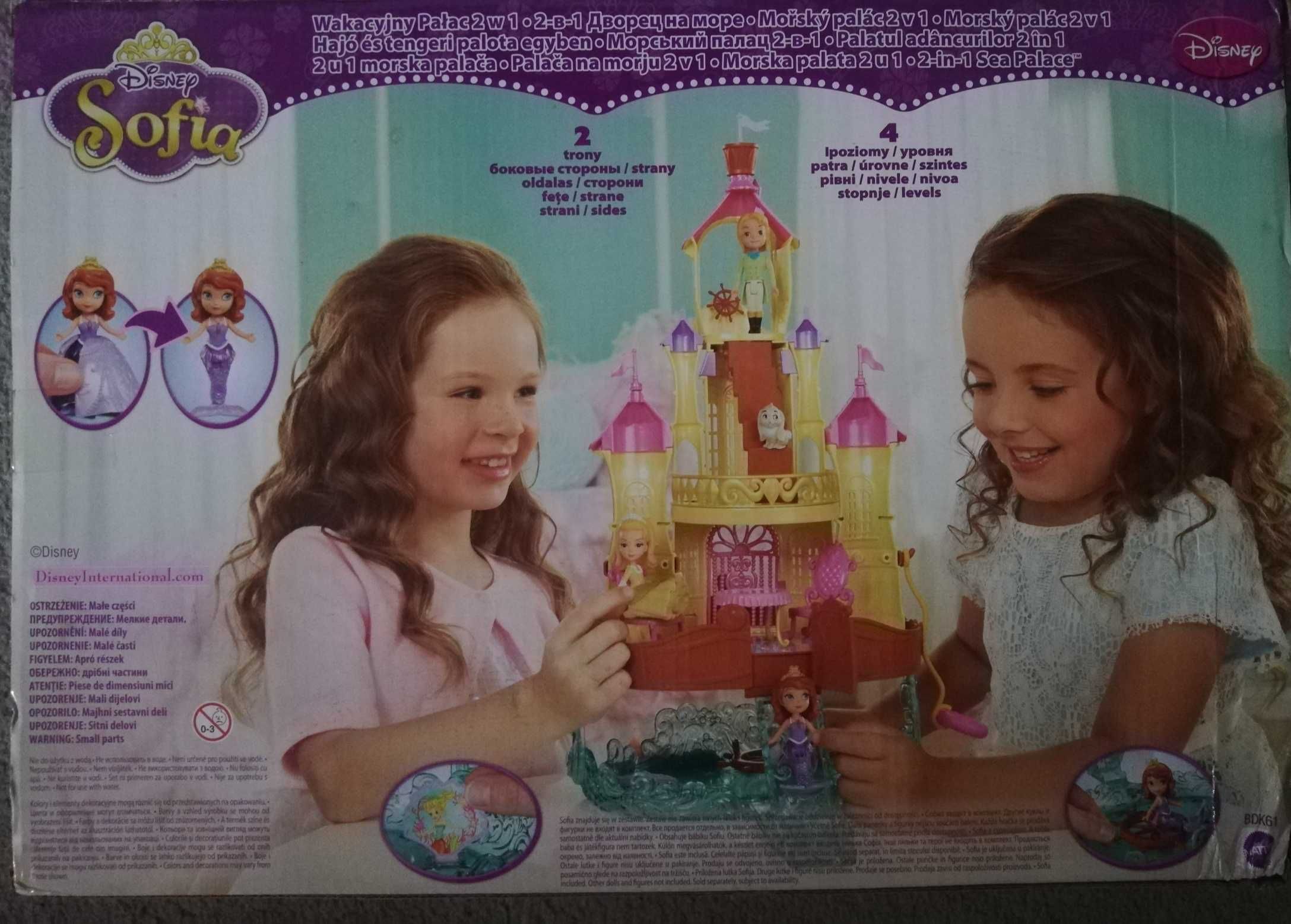 Wodny pałac księżniczki Zosi, Mattel Disney Sofia + gratis