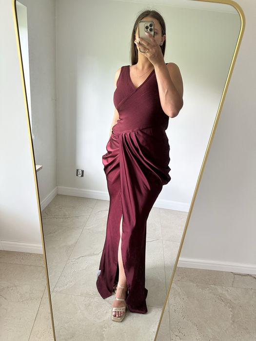 Długa sukienka ASOS rozmiar 42 wesele ślub impreza