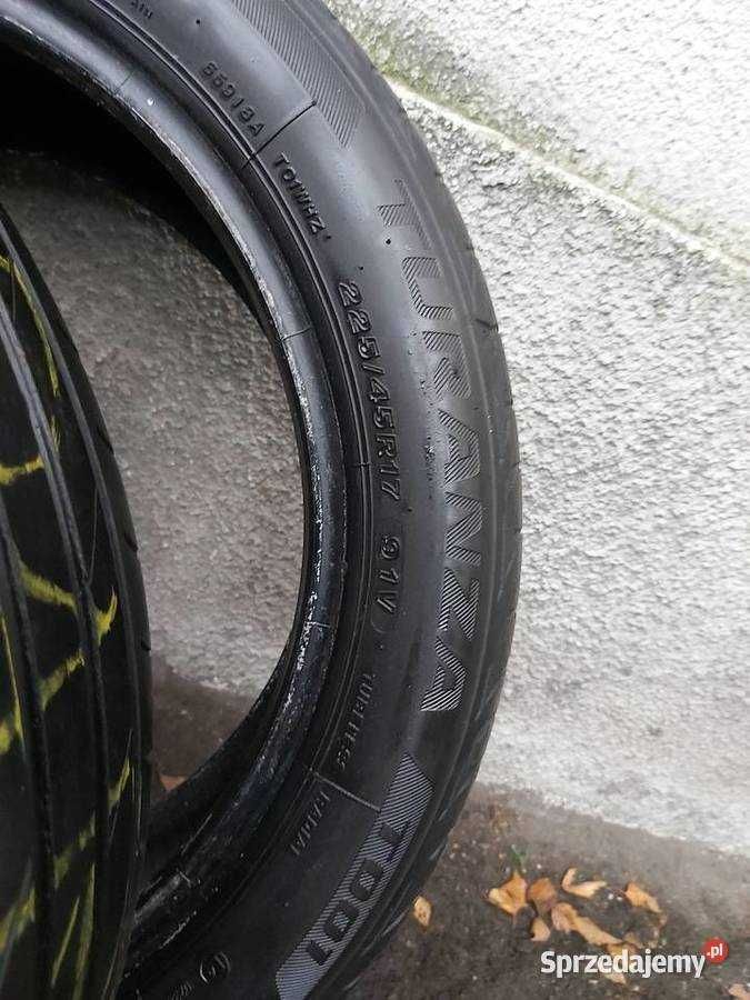 2 opony letnie 225x45x17 Bridgestone